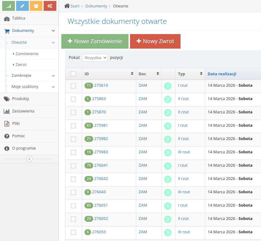 Podgląd aplikacji netPlus